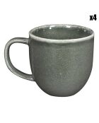 4 Mugs black forest noirs - 30 cl