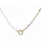 Collier Noelia Perles de culture doré