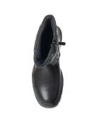 Schwarze Nylonstiefel