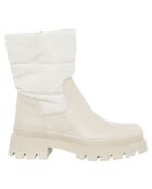 Beige nylon laarzen