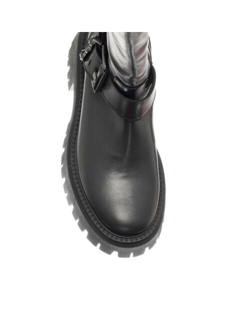 Bottes en Cuir Etto noires