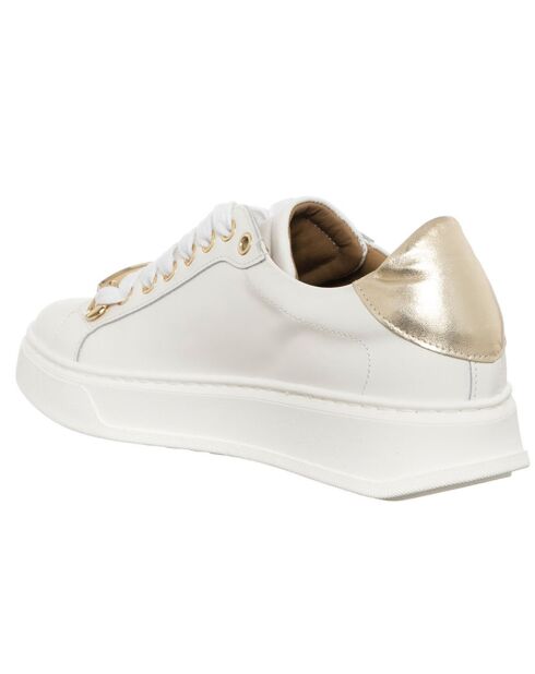 Weiße Olvo Ledersneaker