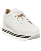 Sneakers en Cuir Ittif blanches