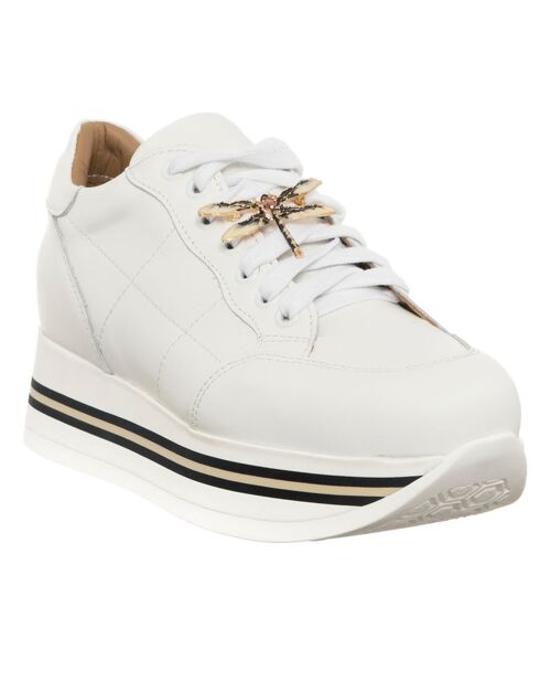 Witte Ittif leren sneakers