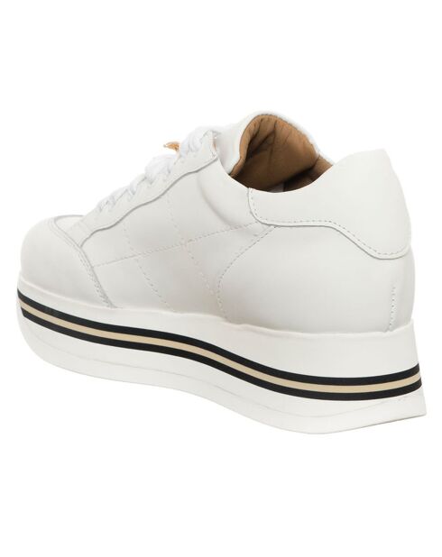 Sneakers en Cuir Ittif blanches