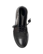 Boots en Cuir Savage noires