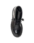 Boots en Cuir Naplak noires