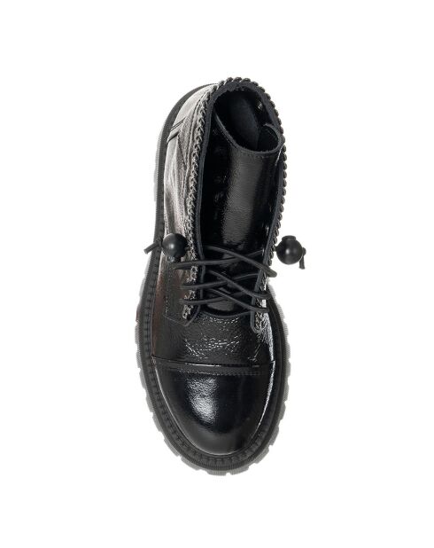 Boots en Cuir Naplak noires