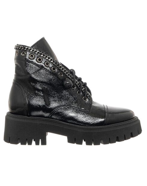 Boots en Cuir Naplak noires