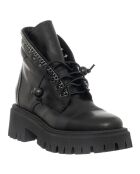 Boots en Cuir Vitello noires