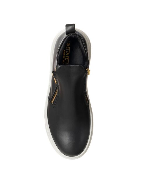 Sneakers en Cuir Vitello noires