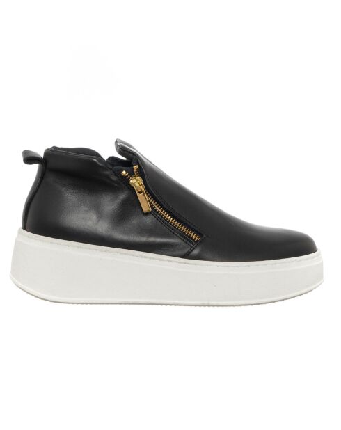 Sneakers en Cuir Vitello noires