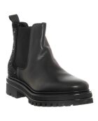Boots en Cuir Dello noires