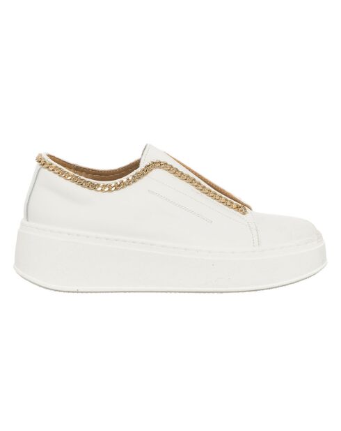 Sneakers en Cuir Morro blanches