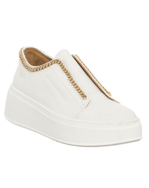 Sneakers en Cuir Morro blanches