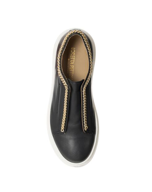 Sneakers nere in pelle Morro