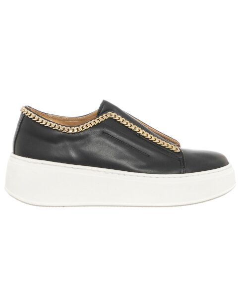 Sneakers nere in pelle Morro