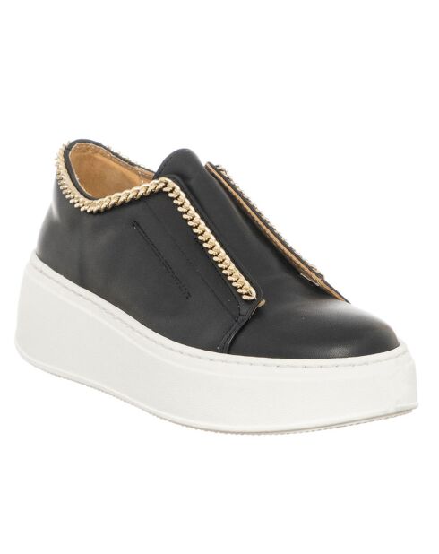 Sneakers nere in pelle Morro