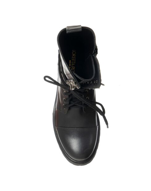 Boots en Cuir Milla noires