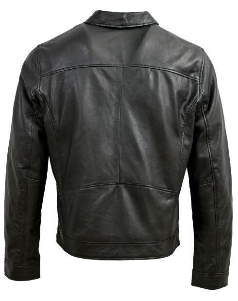 Veste en Cuir Bittum noire