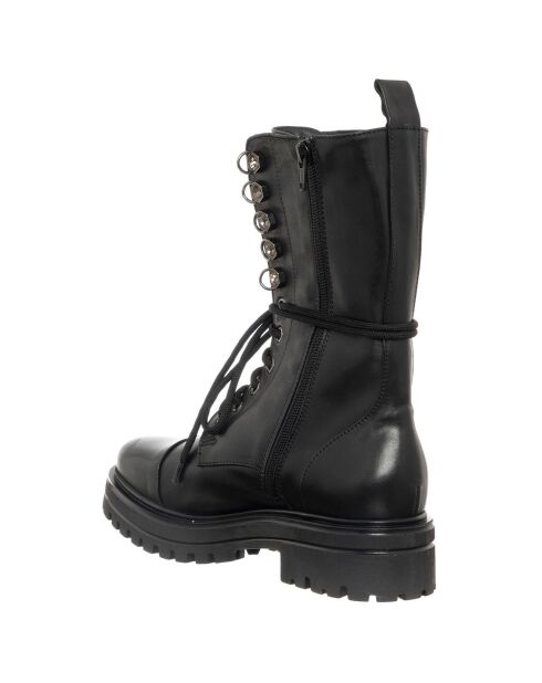 Boots en Cuir Milla noires
