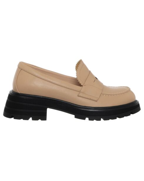Mocassins Trose beiges