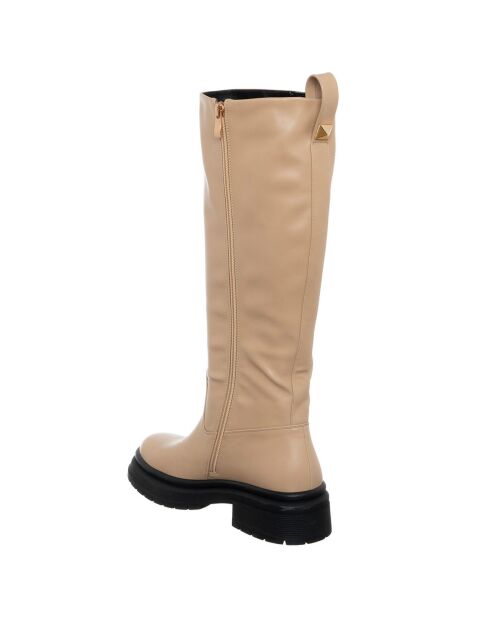 Stivali beige Cleso
