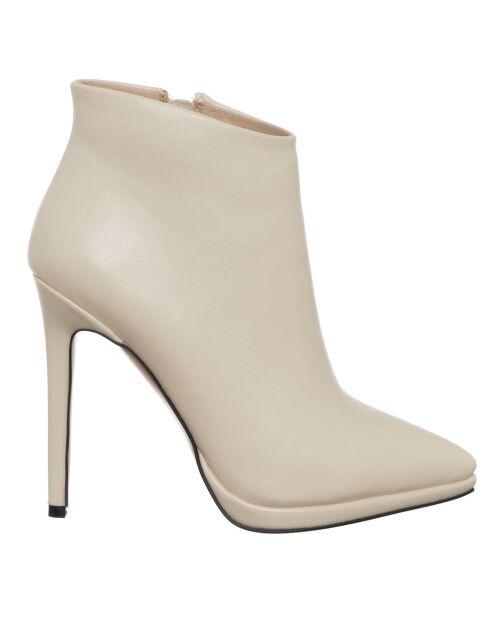Bottines Clipa crème
