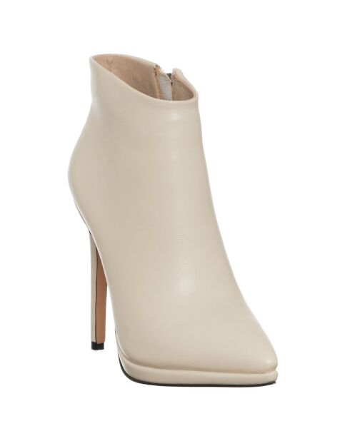 Bottines Clipa crème