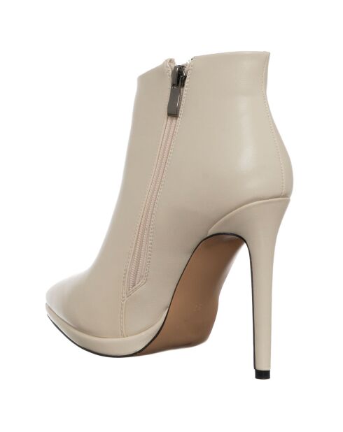 Bottines Clipa crème