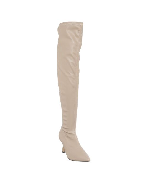 Stivali Alcanta beige