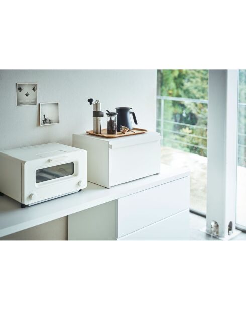 Boîte à pain blanche - 40x34.5x24 cm