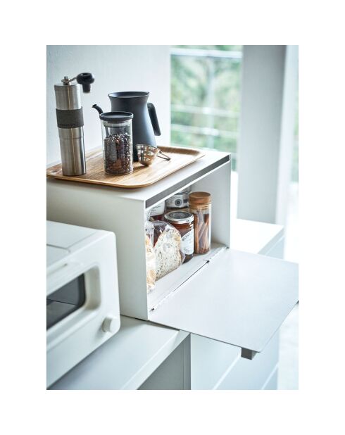 Boîte à pain blanche - 40x34.5x24 cm