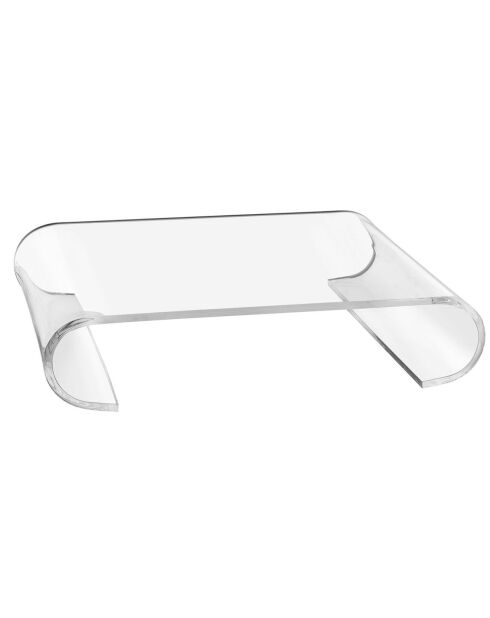 Support d'écran Smartwork transparent - 34x24x7.5 cm
