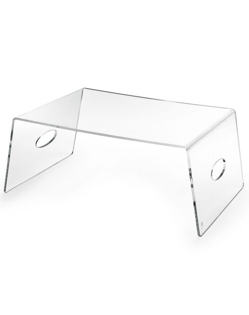 Plateau petit déjeuner Oly transparent - 50.5x33x20 cm