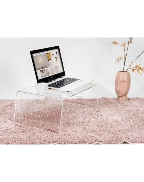 Plateau petit déjeuner Oly transparent - 50.5x33x20 cm