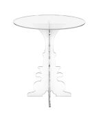Table d'appoint Maricla Petite transparente - 36x36x42 cm