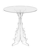 Table d'appoint Maricla Petite transparente - 36x36x42 cm