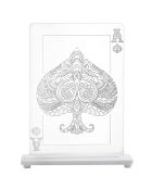 Lampe de table Led Ace transparente - 20.5x6x26 cm