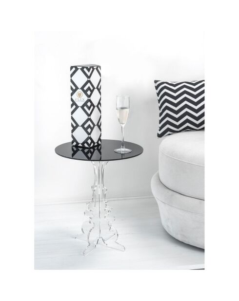 Table d'appoint Maricla Petite noire - 36x36x42 cm