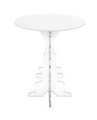 Table d'appoint Maricla Petite blanche - 36x36x42 cm