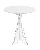 Table d'appoint Maricla Petite blanche - 36x36x42 cm