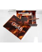 Porte-cigares Humidor écaille de tortue - 27x21x5 cm