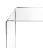 Table basse G transparente - 50x33x50.5 cm