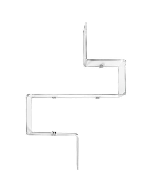 Etagère Va-Et-Vient 3 transparente - 50x17.5x68 cm