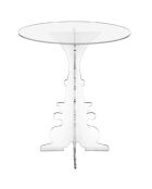 Table d'appoint Maricla Medium transparente - 50x50x60 cm