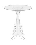 Table d'appoint Maricla Medium transparente - 50x50x60 cm
