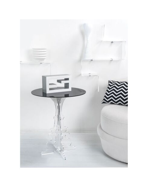 Table d'appoint Maricla Medium noire - 50x50x60 cm
