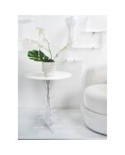 Table d'appoint Maricla Medium blanche - 50x50x60 cm