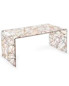 Table basse Milvio transparente - 81x40x36 cm